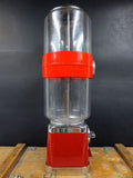 Vintage Red Beaver Candy Machine Double Size 25" Tall Dispenser, with Key WORKS