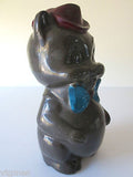 Vintage Solid Glass Mold 12', Porky Pig Piggy Coin Bank, Reliable Canada Sample