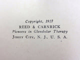 Rare Vintage 1927 Drug Advertisement, Reed & Carnrick, Ovaries & Testes Hormones