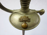 Antique French Grenadier Officer Sword, Double Fuller Saber, 38"