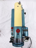 Vintage White 464 Sewing Machine, Turquoise 2 Tone, 110V Motor