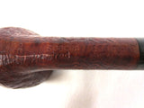 Vintage Danmore Denmark 6" Long Straight Estate Tobacco Pipe, Special Red
