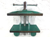 Vintage Woodworking Vise P&B England 5" Wide, Industrial Wall Mount Shelf