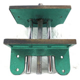 Vintage Woodworking Vise P&B England 5" Wide, Industrial Wall Mount Shelf