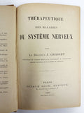 Antique 1907 Neurology Medical Book, Nervous System Therapeutics. Grasset, Paris