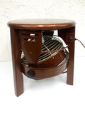Vintage 1950s Floor Fan Hassock Stool, Rare Superior Electric, Vornado Style