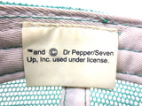 Vintage 7-UP Baseball Cap Size Large, 7up Crest Emblem Front and Back, Green Red