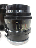 Vintage Jupiter-9 85mm f2.0 Lens for Contax Rangefinder Camera, Case, Russia