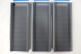 3 Lab Laboratory Substrate Glass Slide Boxes, Each Hold 36 Microscope Slides 3X1"