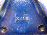 Vintage Record Vise Vice 5" Jaw Rare Model 21L6 for Woodworking Machining, 2 Scr