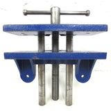 Vintage Record Vise Vice 5" Jaw Rare Model 21L6 for Woodworking Machining, 2 Scr