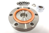 MDC Conflat 2.75" x 1/4" Tube Quick Disconnect Fitting To Flange Vacuum w/ Bolts