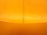 Vintage Mid Century 1960's Egg Chair Orange Peel by Borje Johanson Sweden, 37" Tall Retro Bar Chair, Original Bright Orange Leatherette