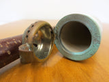 Vintage German Porcelain Tobacco Pipe 13", Deer Hunting Scene, NEVER USED