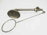 Speakman Outdoor Shower 8" Dia. White Kas Brass, Vintage Industrial Shower Stati