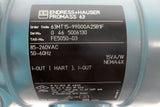 Endress Hauser Promass M Mass Flow Meter w/ Promass 63 Transmitter 1-3/8" Flange