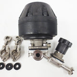 Advantage Spring-to-Close Valve 1" Flange 60 Psi w/ 2155 Diaphragm Valve, Clamps