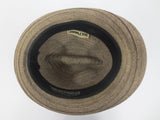 Vintage 1960's Biltmore Fedora Hat, Size 7 Wool Cotton Fedora, Leather Buckle