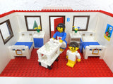 Vintage 1978 Lego Hospital & Family Set #231, Complete Build, Hospital Splits Open, With Manual