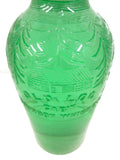 Vintage Old Log Cabin Bourbon Whiskey Glass Bottle 10.5", Diamond Glass Company Canada 30 Onces