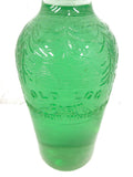 Vintage Old Log Cabin Bourbon Whiskey Glass Bottle 10.5", Diamond Glass Company Canada 30 Onces
