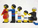 Vintage 1970's Lego Homemaker Family Playset #200, Complete, Articulated, Boy, Girl, Man, Woman, Grandmother on a Bench