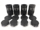 Lot of 4 Vintage Avenir Camera CCTV Lens Zoom 6-15 mm, F1.4, 1/3" CS Mount, NOS New Old Stock, Never Used, Japan, Surveillance Camera