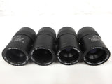 Lot of 4 Vintage Avenir Camera CCTV Lens Zoom 6-15 mm, F1.4, 1/3" CS Mount, NOS New Old Stock, Never Used, Japan, Surveillance Camera