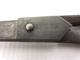 Antique Carl Monkhouse Sheffield England Barber's Thinning Shears Scissors, Star Stamp 45-7 1/2, Hand Hammered Handles
