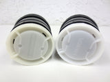 Pair of Minolta AF Zoom Xi Lenses A mount, 28-80mm f/4(22)-5.6 0.8m/2.6ft and 80-200mm f/4.5(22) - 5.6 1.5m/4.9ft, Protective Caps