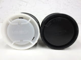Pair of Minolta AF Zoom Lenses A mount, 35-70mm f/3.5(22)-4.5 and 28-80mm f/4(22)-5.6 with Macro Switch, Protective Caps
