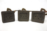 3 WWII Vintage Toy American Soldiers Figurines 3" by Elastolin Lineol, Germany, Matching Set
