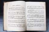 Antique 1850's Piano Music Scores Book, Juanita Quadrille by P. Laroche, Engravings, 14 X 10.5"