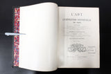 Antique 1900 Paris Exhibition Exposition Universelle Artwork Book 100+ Engravings