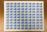 Russia 1966 Sheet of 100 Stamps 6 KON Noyta CCCP, Modern Means mail delivery