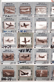 40 Military Army Aircraft Slides 1956 US Air Force Navy Recognition Training