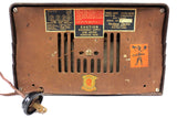 Antique Art Deco 1920s Bakelite Tube Radio by Northern, Rainbow Baby Champ 5000